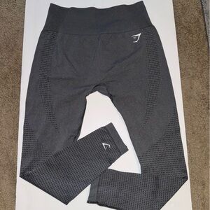 Gymshark Vital Leggings Large Gray Seamless High Waisted Contour